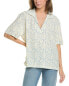 Фото #1 товара Sandro Printed Top Women's Beige 3