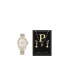 ფოტო #1 პროდუქტის Women's Analog Two Tone Watch 36mm Gift Set