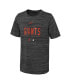 Фото #3 товара Big Boys and Girls Black San Francisco Giants Authentic Collection Velocity Practice Performance T-shirt