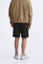 TEXTURED CHINO BERMUDA SHORTS