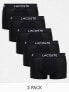 Фото #1 товара Lacoste essentials 5 pack trunks in black