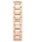 ფოტო #3 პროდუქტის Women's Rose Gold-Tone Bracelet Watch 39mm, Created for Macy's