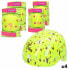 Фото #1 товара Шлем и защитный набор Colorbaby Neon Cali Vibes жёлтый (4 штук)
