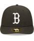 Фото #4 товара Men's Boston Red Sox Black, White Low Profile 59FIFTY Fitted Hat