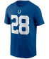 Фото #2 товара Men's Jonathan Taylor Royal Indianapolis Colts Player Name and Number T-shirt