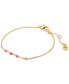 ფოტო #1 პროდუქტის Gold-Tone Hint of Shimmer Pendant Bracelet