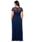 Фото #2 товара Plus Size Beaded Chiffon Gown