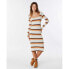 Фото #4 товара Платье женское Rip Curl Sun Club Stripe Sleeveless Midi Dress