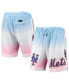 Фото #3 товара Men's Blue, Pink New York Mets Team Logo Pro Ombre Shorts