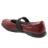 Фото #5 товара Softwalk High Point S1466-611 Womens Red Leather Mary Jane Flats Shoes