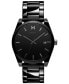 ფოტო #1 პროდუქტის Men's Element Ceramic Black Bracelet Watch, 43mm