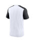 ფოტო #2 პროდუქტის Men's White, Heathered Black Jacksonville Jaguars Color Block Team Name T-shirt