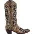 Фото #1 товара Corral Boots Sequins TooledInlay Snip Toe Cowboy Womens Brown Dress Boots A3569