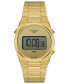 Unisex Digital PRX Gold PVD Stainless Steel Bracelet Watch 35mm