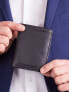 Фото #2 товара Мужское портмоне кожаное черное вертикальное без застежки  Portfel-CE-PR-N1010-PAK.89-czarny Factory Price