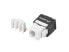 Фото #3 товара Lanberg KSU5-2000 - Flat - Black - White - RJ-45 - LSA - Male - Female