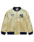 Фото #2 товара Men's Gold New York Yankees OG 2.0 Lightweight Satin Full-Zip Jacket