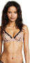 Fleur du Mal 253487 Women's Sheer Tulle Bra Underwear Petal Size 32D