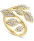 ფოტო #5 პროდუქტის EFFY® Diamond Vine Motif Bypass Ring (5/8 ct. t.w.) in 14k Gold