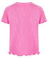 ფოტო #5 პროდუქტის Little Girls Solid-Color Textured T-Shirt, Created for Macy's