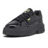 Фото #2 товара Puma Dinara Gloss Lace Up Womens Black Sneakers Casual Shoes 39323201