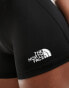 The North Face Tech logo bootie shorts in black