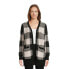 Фото #2 товара Dreamers by Debut Women's Open Front Print Cardigan Sweater M Multi-Color Plaid