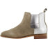 Фото #3 товара TOMS Ella Chelsea Booties Womens Brown, Silver Casual Boots 10010899