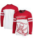 Фото #2 товара Men's Red, White Tampa Bay Buccaneers Halftime Long Sleeve T-shirt