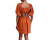 Фото #2 товара Faithfull the Brand Womens Almero Cutout Mini Dress Orange Size US 2