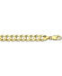 ფოტო #3 პროდუქტის Curb Chain Link Necklace 24" in Solid 10k Gold (10 mm)