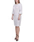 ფოტო #6 პროდუქტის Big Girls 3/4 Sleeve Textured Knit Dress