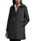 ფოტო #1 პროდუქტის Womens Hooded A-Line Raincoat