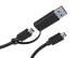 Фото #9 товара ICY BOX IB-CB031 - 1 m - USB A/USB C - USB C - USB 3.2 Gen 2 (3.1 Gen 2) - 10000 Mbit/s - Black