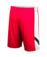 Men's Red and White Wisconsin Badgers Am I Wrong Reversible Shorts