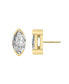 Фото #1 товара Interesting Designs Baguette Stud Earrings