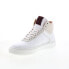 Фото #4 товара Bruno Magli Festa BM1FSTG1 Mens White Leather Lifestyle Sneakers Shoes