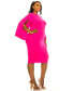 ფოტო #4 პროდუქტის Plus Size Clementine Slit Sleeve Dress