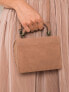 Фото #4 товара Женская кожаная сумка Factory Price   откидная крышка, подкладка, внутренний карман, съемный ремень, ручка