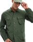 Superdry Military overshirt jacket in army green