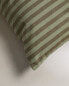 Striped cushion cover