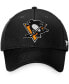 ფოტო #3 პროდუქტის Men's Black Pittsburgh Penguins Core Adjustable Hat