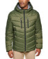 Men's Chevron Quilted Hooded Puffer Jacket, Created for Macy's