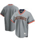 Фото #2 товара Men's Gray Detroit Tigers Road Cooperstown Collection Team Jersey