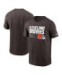 Фото #1 товара Men's Brown Cleveland Browns Division Essential T-shirt