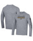 Фото #4 товара Men's Heather Gray Vegas Golden Knights Tri-Blend Long Sleeve T-shirt