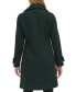 Women's Petite Notched-Collar Double-Breasted Cutaway Coat