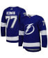 Фото #4 товара Men's Victor Hedman Blue Tampa Bay Lightning Home Authentic Pro Player Jersey