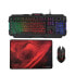 Фото #1 товара Игровые клавиатура и мышь Mars Gaming MCP118 Чёрный Испанская Qwerty QWERTY