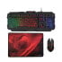 Игровые клавиатура и мышь Mars Gaming MCP118 Чёрный Испанская Qwerty QWERTY